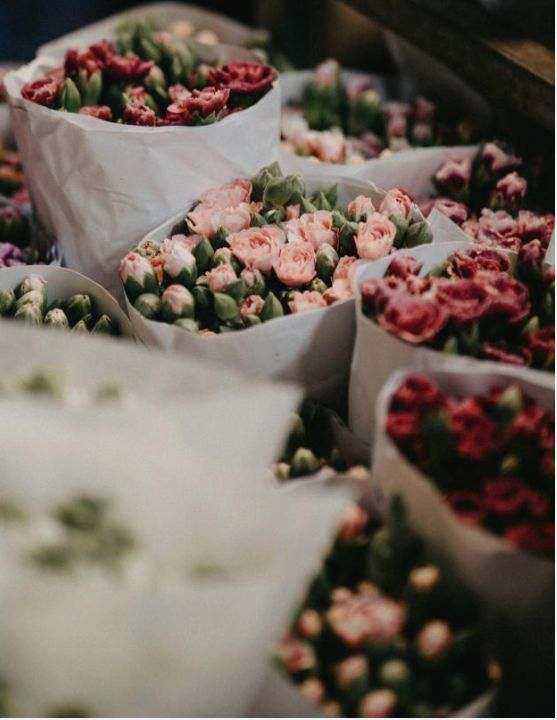 Bridal bouquet close-up