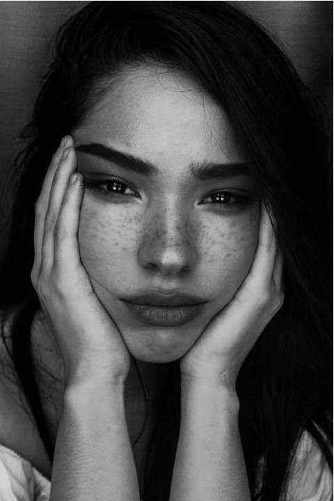 Lead florist face portrait